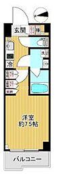 ルーブル西高島平 1Kの間取図画像