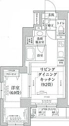 ティモーネプレミアム東十条 1LDKの間取図画像