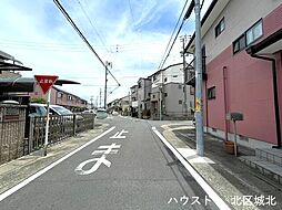 西区大野木4丁目:前面道路