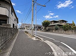 北名古屋市鹿田清水:前面道路