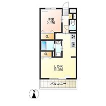 Sunpier 202 ｜ 栃木県宇都宮市南一の沢町2-1（賃貸マンション1LDK・2階・40.50㎡） その2