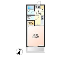 コート新川 202 ｜ 栃木県宇都宮市桜２丁目2-10（賃貸アパート1K・2階・24.28㎡） その2