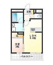 ノッティングヒル 202 ｜ 栃木県宇都宮市御幸本町4732-34（賃貸アパート1LDK・2階・34.55㎡） その2