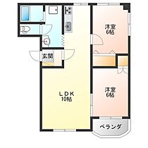 ハーモニーハイツ 202 ｜ 栃木県宇都宮市御幸ケ原町155-5（賃貸マンション2LDK・2階・56.24㎡） その2