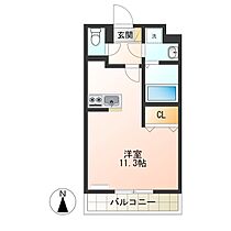 グランバロン イースト 405 ｜ 栃木県宇都宮市宿郷１丁目17-1（賃貸マンション1R・4階・30.55㎡） その2