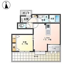 ブロッサム  ｜ 埼玉県深谷市萱場（賃貸アパート1LDK・1階・41.94㎡） その2