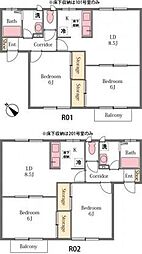 第3大楽地ハイツ 2LDKの間取図画像