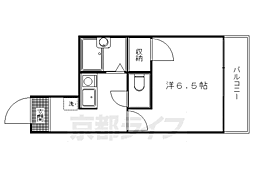 ルミエール泉 1Kの間取図画像