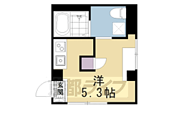 コーポI.I.T. ワンルームの間取図画像
