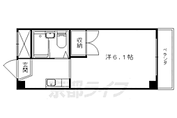 ネオパルマ 1Kの間取図画像