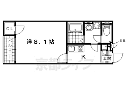 クレイノアローウェアハウス 1Kの間取図画像