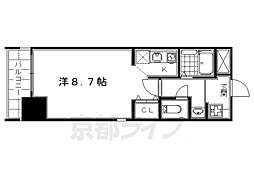 コンシェルジュ京都駅前 1Kの間取図画像