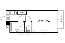 タキモトハウス 1Kの間取図画像