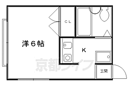 CASAPetitSugar 1Kの間取図画像