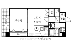 abundanceMYUJIN 1LDKの間取図画像
