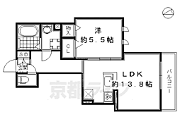 MountSide秀泉 1LDKの間取図画像