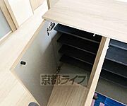 靴収納付きの玄関