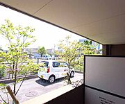 東向きのベランダです。
