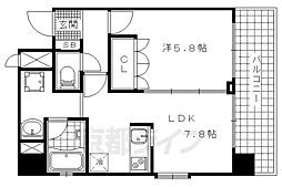 音羽ハイツ 1DKの間取図画像