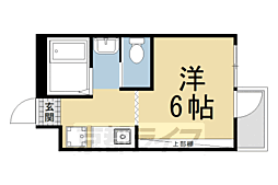 ハイツおおくら 1Kの間取図画像