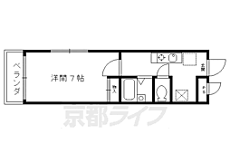 第一大宮ハイツ 1Kの間取図画像