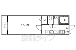 メゾン・ド・リュンヌ 1Kの間取図画像