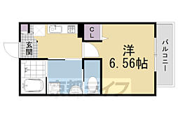 KTIレジデンス寺田 1Kの間取図画像