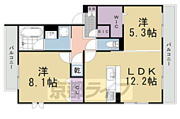 SAKURA CIEL 2LDKの間取図画像