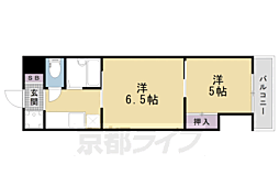 カーサ・ベラ 2Kの間取図画像