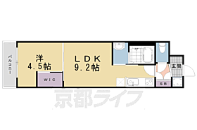 スワンズ京都東寺ガーデン 308 ｜ 京都府京都市南区八条源町（賃貸マンション1LDK・3階・32.52㎡） その2