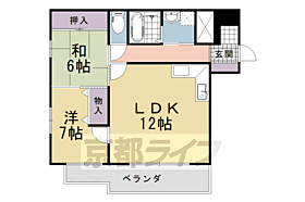 第二長法寺マンション 101 ｜ 京都府長岡京市長法寺祭ノ神（賃貸マンション2LDK・1階・60.33㎡） その2