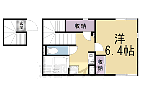 京都府京都市中京区壬生馬場町（賃貸アパート1K・2階・26.08㎡） その1