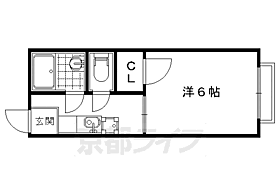 京都府京都市右京区龍安寺池ノ下町（賃貸アパート1K・2階・18.72㎡） その2