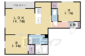 京都府京都市下京区西側町（賃貸マンション2LDK・3階・59.92㎡） その2