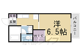 京都府京都市右京区西京極畔勝町（賃貸アパート1K・2階・24.71㎡） その2