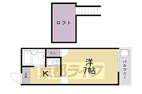 京都府京都市右京区梅津北川町（賃貸アパート1K・2階・20.00㎡） その2