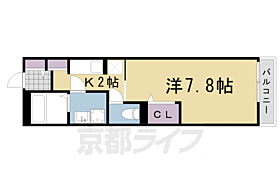 ＣＡＳＡ桂徳 201 ｜ 京都府京都市西京区桂徳大寺東町（賃貸マンション1K・2階・26.08㎡） その2