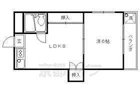 豊嶋ハイツ 203 ｜ 京都府向日市寺戸町渋川（賃貸アパート1LDK・2階・29.83㎡） その2