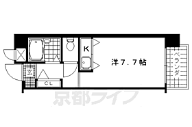 京都府京都市右京区西院西三蔵町（賃貸マンション1K・4階・17.50㎡） その2