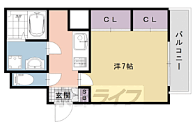 アロッジオ長岡京 204 ｜ 京都府長岡京市長岡1丁目（賃貸アパート1K・2階・25.83㎡） その2