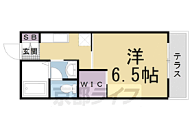 京都府京都市右京区西京極畔勝町（賃貸アパート1K・1階・24.71㎡） その2