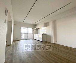 京都地下鉄東西線 太秦天神川駅 徒歩3分の賃貸マンション 4階1LDKのリビング/ダイニング