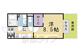 ＵＮＯ　ＨＯＵＳＥ 1階1Kの間取り