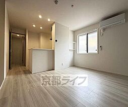 京阪本線 丹波橋駅 徒歩3分の賃貸アパート 1階1LDKのリビング/ダイニング