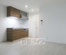 京阪本線 中書島駅 徒歩6分の賃貸アパート 1階1LDKのリビング/ダイニング