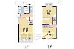 京都地下鉄東西線 石田駅 徒歩14分の賃貸住宅付店舗(建物全部)