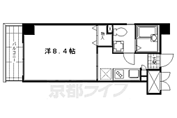 ＴＨＥ　ＣＩＴＹ　京都五条 6階1Kの間取り