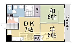 間取図画像 2DK