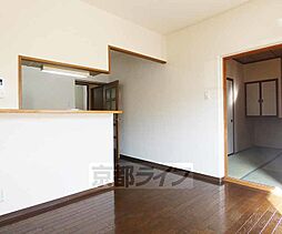 京阪本線 丹波橋駅 徒歩11分の賃貸マンション 1階2LDKのリビング/ダイニング