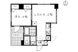 プリオーレ京都駅前 7階1LDKの間取り